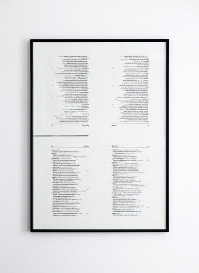 Overprinted Shakespeare Paper